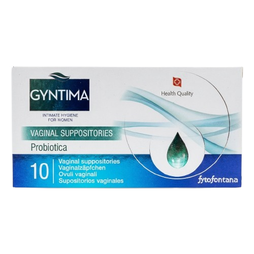 Gyntima Probiotica (Συσκευασία: 10 Κολπικά Υπόθετα)