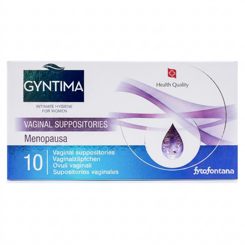 Gyntima Menopausa (Συσκευασία: 10 Κολπικά Υπόθετα)